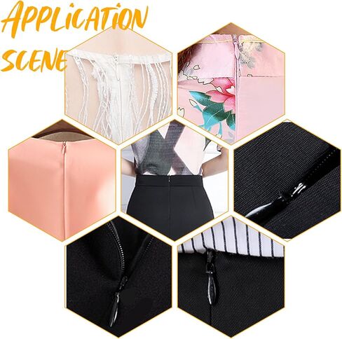 فينجر سبرينبير 150 قطعة #3 راس منزلق بسحاب معدني 15 لون غير مرئي، مجموعة اصلاح السحابات المنزلقة للملابس واكسسوارات الخياطة بنفسك (0.7×1 انش) in Kuwait