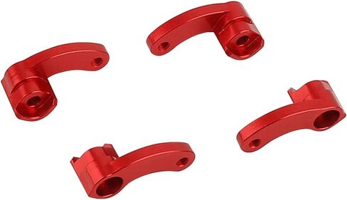 RZXYLRC الألومنيوم ممتص الصدمات جبل قابل للتعديل ترقية معدنية + 1/4 "طقم رفع لأجزاء TRX4M 1/18 RC Crawler Bronco Defender (أسود) in Kuwait