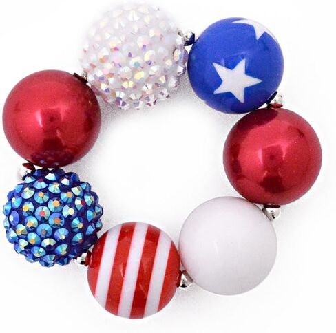 Sunrade Dress Up Jewelry for Little Girls Kids Necklaces Fashion Girls Chunky Beads Bubblegum Necklace and Bracelet Set Toddler Jewelry Costume Play Necklace in Saudi Arabia