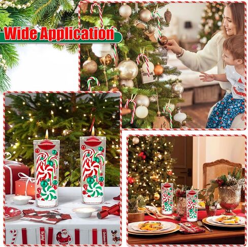 bluaqua 7120 Pieces Christmas Vase Filler Pearl, DIY Floating Vase Filler Kit, Red White Green Floating Pearls Water Gels Beads Balls for Christmas Home Table Party Decor in Kuwait