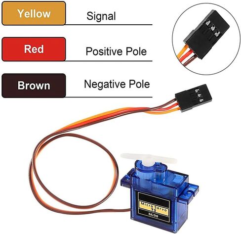 6 قطعة 9 جرام مايكرو محرك معزز SG90 SG-90 والعتاد ل RC طائرة هليكوبتر سيارة قارب روبوت أدوات رجالي لعيد الآباء عيد الميلاد هدية عيد ميلاد in Kuwait