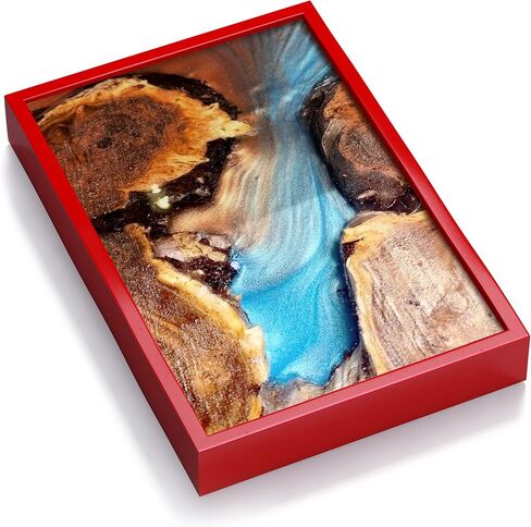 قالب راتنج ايبوكسي سيليكون - 18 × 12 × 2 انش - لوازم الراتنج للوح تشاركوتيري ولوح التقطيع وصب صينية التقديم - قالب صب الراتنج قطعة واحدة موفر للوقت مع طبقات مانعة للتسرب in Kuwait