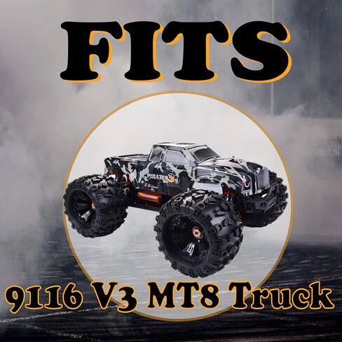 ZD Racing، رقم قطعة تركيب الجسم 8480، قطع غيار ZD Racing بمقياس 1/8 يناسب: شاحنة القراصنة 3، 9116 MT8 | ملحقات ترقية السيارة RC مشاركات الجسم 8480 in Kuwait