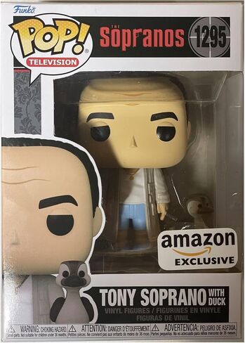Funko The Sopranos Tony Soprano with Duck Pop Exclusive Bundled with Pop Protector 1295 in Saudi Arabia
