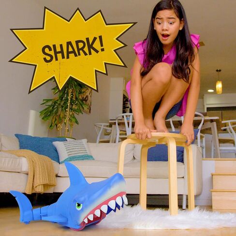 Skyrocket Mega Chomp Remote Control Shark Toys for Boys and Girls Ages 4+ with 2.4 GHz Controller and RC Chomping Action, Blue (18493) in Saudi Arabia