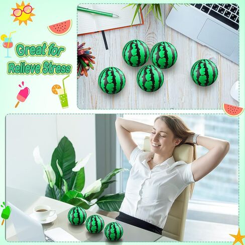 36 Pack Stress Balls 2.5 Inch Mini Foam Balls Green Tiny Soft Toy Party Favor Summer Pool Toys for Children Adults Stress Relief, Party Supplies, School Carnival Reward, Ball Games in Saudi Arabia