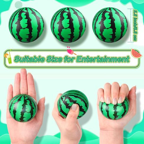 36 Pack Stress Balls 2.5 Inch Mini Foam Balls Green Tiny Soft Toy Party Favor Summer Pool Toys for Children Adults Stress Relief, Party Supplies, School Carnival Reward, Ball Games in Saudi Arabia