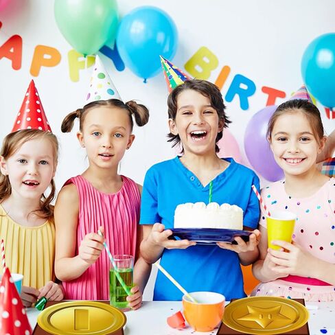 60PCS Mario Party Supplies Super Bros Birthday Party Favors Includes Plates Napkins for Mario Birthday Tableware Baby Shower Decor in Kuwait