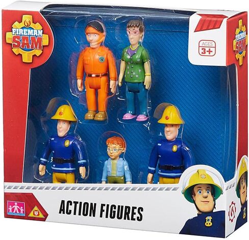 Character Option Fireman Sam 5 Figures Norman, Elvis, Dilys and Pilot Tom. in Saudi Arabia