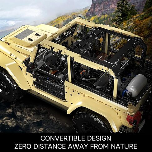 Mould King 13184 Off-Road Car Wrange MOC Technique Building Blocks and Engineering Toy, Adult Collectible Model Cars Kits to Build, 1:6 Scale Truck Model-3621 Piece in Saudi Arabia