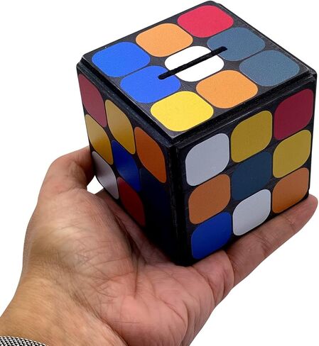 صندوق بازل انيجما سودوكيوب - حامل نقود وهدايا في قفل خدعة خشبي مع مساحة تخزين مخفية in Kuwait