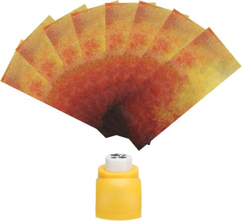 قالب أوراق الشجر من LIULDASHUN، مجموعة أشكال ثقب الحرف اليدوية مع 8 قطع من الورق الجميل لقص الورق، قالب صنع أوراق الشجر، إكسسوارات يدوية لمحبي الأعمال اليدوية in Kuwait