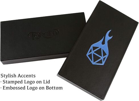 Forged Dice Co. Dice Battle Pit Dice Tray - 2 Dice Trays in 1 with Staging Area - Rolling Tray and Storage Compatible with Any Dice Game, D&D and RPG Gaming - Blue in Kuwait