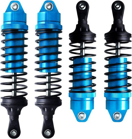 Shocks Aluminum Threaded Absorber Damper Upgrades Parts Accessories for 1/10 Traxxas Slash 4x4 Rustler 4X4 VXL Stampede 4X4 Hoss 4X4 Replace 5862 (Gray) in Kuwait