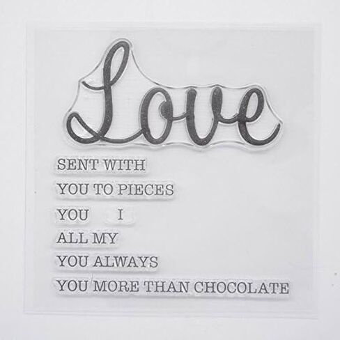 Welcome to Joyful Home 9pcs/Set Welcome Hello Hugs Frineds Sentiments Rubber Clear Stamp for Card Making Decoration and Scrapbooking in Saudi Arabia