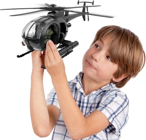 Click N' Play Military Attack Combat Helicopter Toy - 20 Piece Play Set Helicopter Toys with Accessories - Military Toys in Kuwait