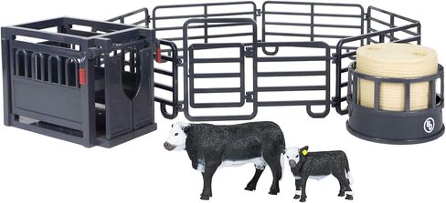 مجموعة ألعاب المزرعة المكونة من 12 قطعة من Big Country Toys - ألعاب حيوانات المزرعة للأولاد والبنات بعمر 3 سنوات - شخصيات الألعاب ومجموعات اللعب in Kuwait