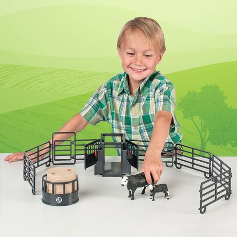 مجموعة ألعاب المزرعة المكونة من 12 قطعة من Big Country Toys - ألعاب حيوانات المزرعة للأولاد والبنات بعمر 3 سنوات - شخصيات الألعاب ومجموعات اللعب in Kuwait