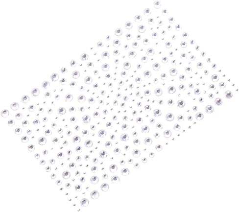DECORA 325 Clear Rhinestone Stickers Gems and Self Adhesive Craft Bling in Saudi Arabia