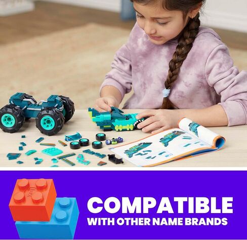 MEGA Hot Wheels Monster Trucks Building Toy Playset, Mega-Wrex With 187 Pieces, 1 Micro Action Figure Driver, Gift Ideas For Kids Age 5+ Years in Saudi Arabia