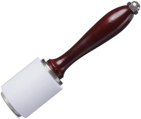 Yaetek Nylon Hammer Leathercraft Carving Hammer Sew Leather Cowhide Tool Kit with Wooden Handle DIY in Saudi Arabia