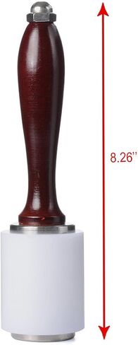 Yaetek Nylon Hammer Leathercraft Carving Hammer Sew Leather Cowhide Tool Kit with Wooden Handle DIY in Saudi Arabia