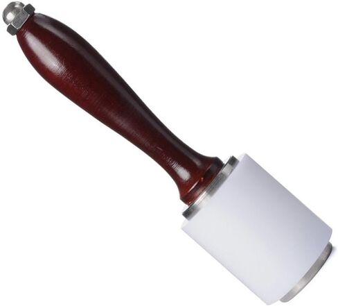 Yaetek Nylon Hammer Leathercraft Carving Hammer Sew Leather Cowhide Tool Kit with Wooden Handle DIY in Saudi Arabia