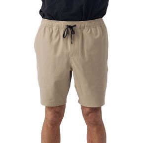 O'NEILL Men's 18 Santa Cruz Elastic Waist Hybrid Shorts - Comfortable Men's Shorts with Quick Dry Fabric and Pockets