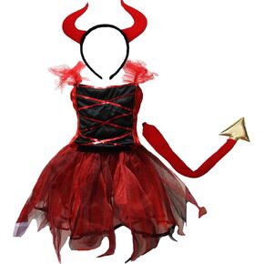 Petitebella Devil Costume Dress 1-12y in Saudi Arabia