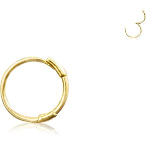 14K الصلبة الذهب الأصفر والمجوهرات تشيكوسلوفاكيا دائرة مستديرة مفتوحة مثلث زهرة ندفة الثلج قطعة الأذن الفرس Huggie هوب الدائري ثقب القرط للنساء الفتيات الرجال in Kuwait