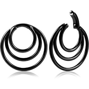 DOEARKO 2PCS Fashion Hoops Ear Hanger Weights Ear Stretcher Tunnels Plugs Gauges Expanders Piercing Body Jewelry