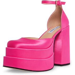 حذاء نسائي من Steve Madden Charlize مصنوع من الساتان وكعب مكتنز