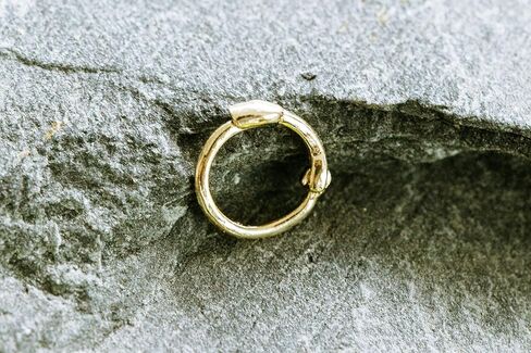 14K الصلبة الذهب الأصفر والمجوهرات تشيكوسلوفاكيا دائرة مستديرة مفتوحة مثلث زهرة ندفة الثلج قطعة الأذن الفرس Huggie هوب الدائري ثقب القرط للنساء الفتيات الرجال in Kuwait