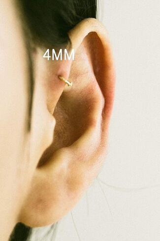 14K الصلبة الذهب الأصفر والمجوهرات تشيكوسلوفاكيا دائرة مستديرة مفتوحة مثلث زهرة ندفة الثلج قطعة الأذن الفرس Huggie هوب الدائري ثقب القرط للنساء الفتيات الرجال in Kuwait