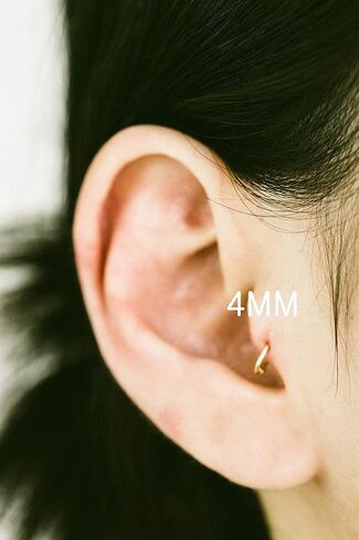 14K الصلبة الذهب الأصفر والمجوهرات تشيكوسلوفاكيا دائرة مستديرة مفتوحة مثلث زهرة ندفة الثلج قطعة الأذن الفرس Huggie هوب الدائري ثقب القرط للنساء الفتيات الرجال in Kuwait