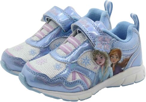 Disney Frozen Anna & Elsa Blue Girl's Lighted Athletic Sneaker (Toddler/Little Kid) in Saudi Arabia