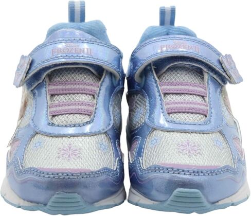 Disney Frozen Anna & Elsa Blue Girl's Lighted Athletic Sneaker (Toddler/Little Kid) in Saudi Arabia
