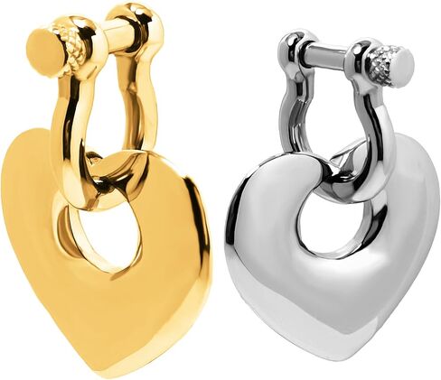 DEWGEM Stainless Steel Dangle Gauges Plugs for Stretched Ears Weighted Dangling Plugs Hangers for Ear Tunnels Replace Ear Tapers and Spirals Ear Stretching Kits Ear Plugs for Women Size 6G in Saudi Arabia