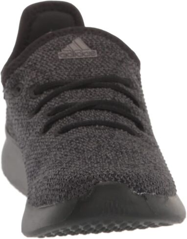 adidas Cloudfoam Pure Sportswear Sneaker, Core Black/Core Black/Lucid Pink, 6 US Unisex Big Kid in Kuwait