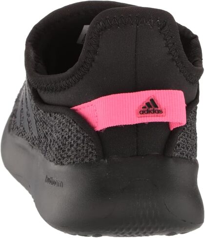 adidas Cloudfoam Pure Sportswear Sneaker, Core Black/Core Black/Lucid Pink, 6 US Unisex Big Kid in Kuwait