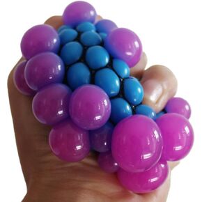 WeFidget's Rubber Grape Ball Hand Wrist Squeeze Toy Stress Autism Mood Relief in Kuwait