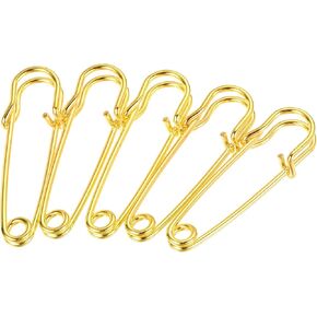 MECCANIXITY Safety Pins 1.77 Inch Large Metal Sewing Pins for Blankets Crafts Brooch Making Bronze Tone 15Pcs in Kuwait