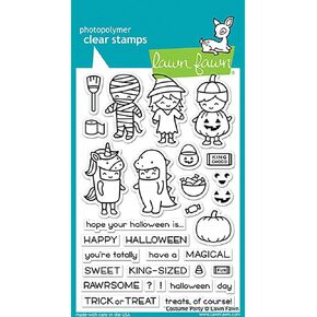 Lawn Fawn Clear Stamps 4"X6"-Costume Party -LF1458 in Saudi Arabia