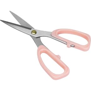 All Purpose 8" Scissors Heavy Duty Ergonomic Comfort Grip Shears Sharp Scissors for Office Home Household (Green)