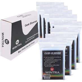 Ultra Clear Penny Card Sleeves,2-5/8 x 3-5/8'' Soft Card Protectors for Baseball Cards and Other Sports Cards (1200 Count)