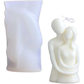 Tone Fun Abstract Mother Holding Child Shape Candle Silicone Molds for Making Candle, Resin, Aromatherapy Candles, Handmade Wax Soap, Home Decor, Craft