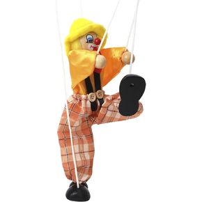 Marionette Puppets Clown Doll String Puppets Hand Marionette Puppet Teens Adult Wooden MarionetteInteractive Puppets Dolls String Puppet Doll Hand Puppet in Kuwait