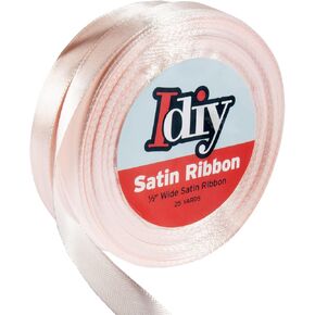 Satin Ribbon (1", 25 Yards) No Wire, DIY Arts & Crafts, Gift Wrapping Baskets, Wedding Decor, Sewing Projects, Party Embellishment, Hair Bows, Floral, Baby Showers, Holiday Wreath (Mint Green) in Saudi Arabia