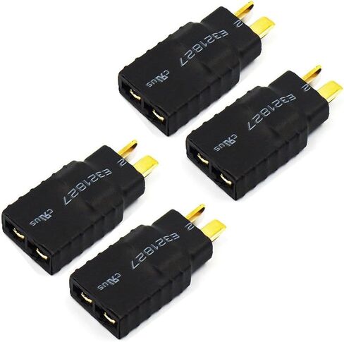 يطير RC 4 قطعة عمداء T ذكر إلى EC5 EC3 XT90 التوصيل موصل سالب محول محول ل RC طائرة بدون طيار FPV RC سيارة يبو نيمه شاحن بطارية ESC in Kuwait