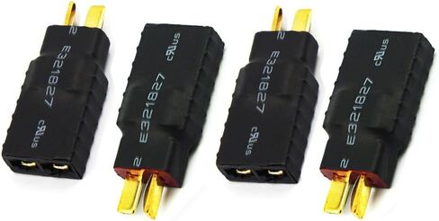 يطير RC 4 قطعة عمداء T ذكر إلى EC5 EC3 XT90 التوصيل موصل سالب محول محول ل RC طائرة بدون طيار FPV RC سيارة يبو نيمه شاحن بطارية ESC in Kuwait